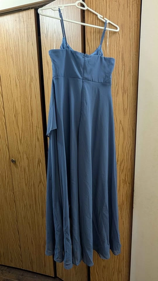 Blue bridesmaid dress - photo 2