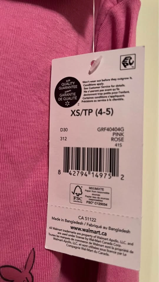 Brand new Tshirt for girl (4-5 years old) - photo 3