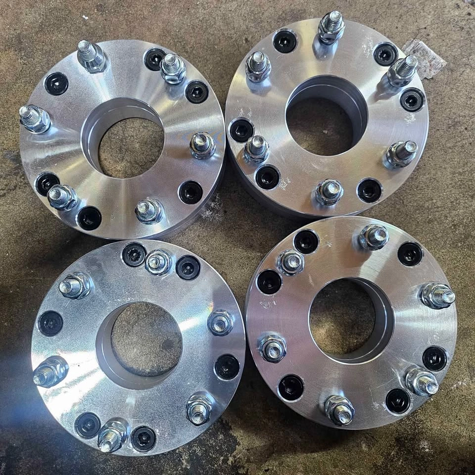 4PCS 2" Wheel Adapters 5x4.75 to 6x5.5 12x1.5 Studs - photo 5