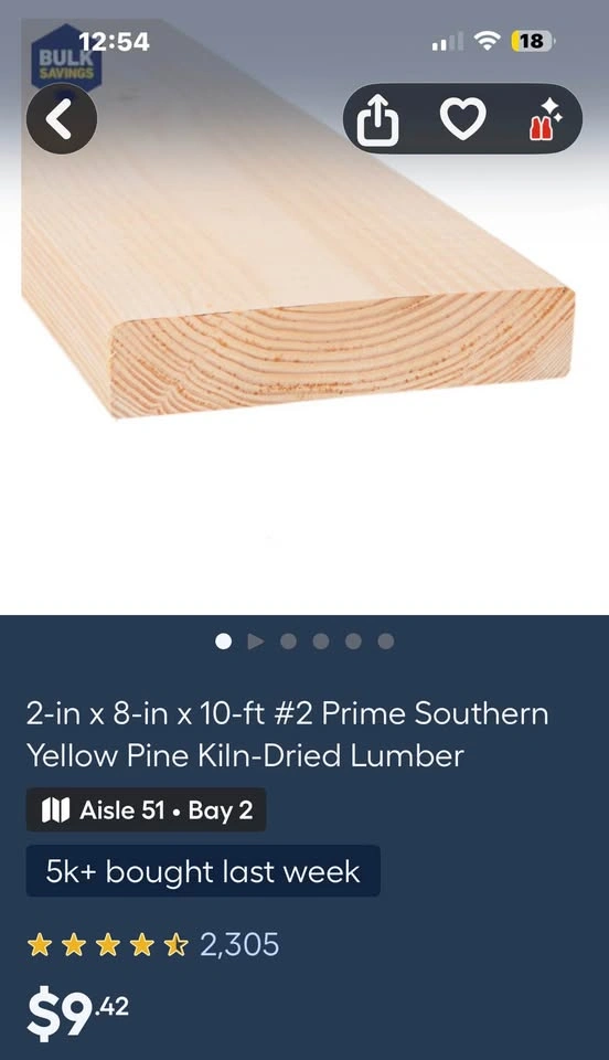 2x8x10 Lumber - photo 3