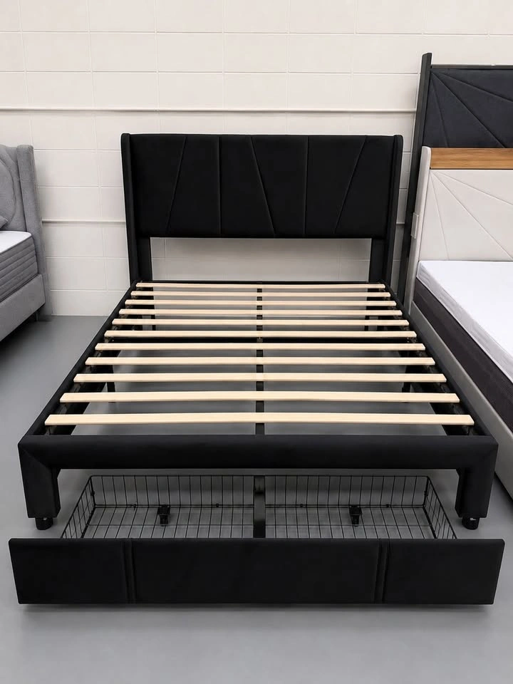 Brand New Queen Velvet Bed Frame!! - photo 3