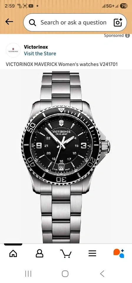 Swiss Army Maverick Quartz Watch - Brand New