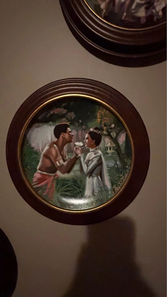 Plates with Artwork and Frame - Set of 4 - photo 4
