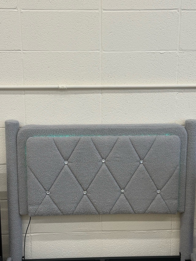 Single Bed with LED Light and Power Sockets - photo 2