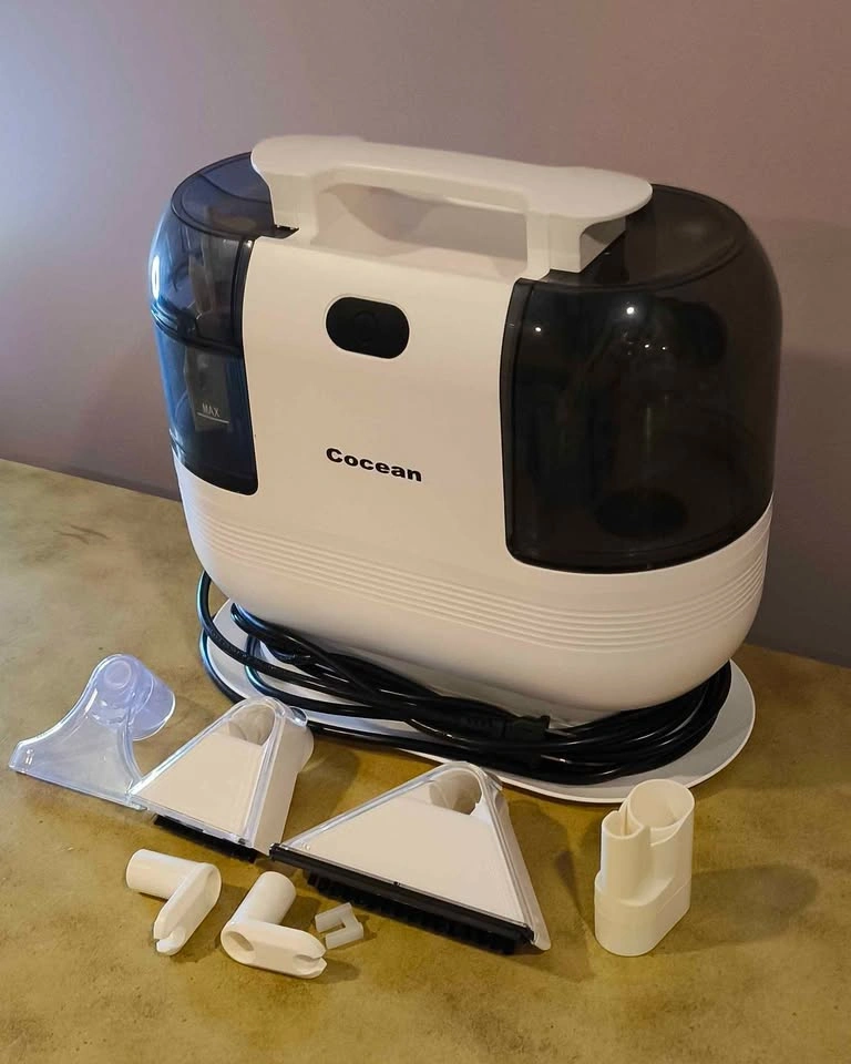 Cocean DY-503AC Portable Spot Carpet Cleaner, White/Gray - photo 2