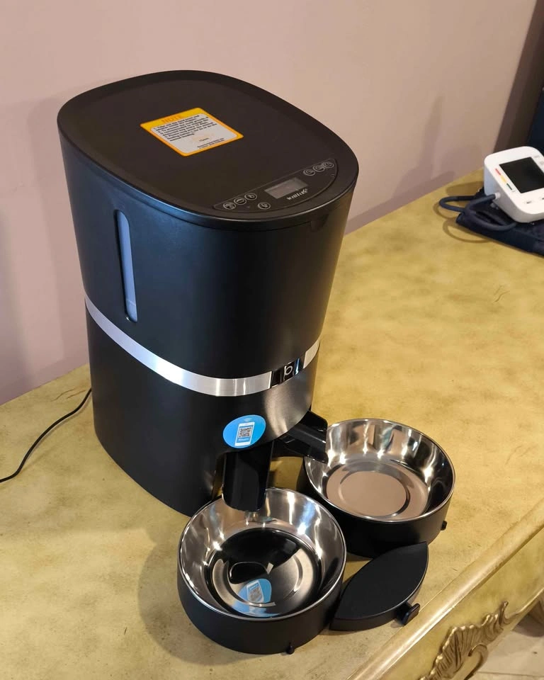 WellToBe S36 Smart Auto Pet Feeder WiFi 4L Dual Bowls - photo 2