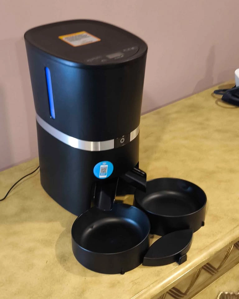 WellToBe S36 Smart Auto Pet Feeder WiFi 4L Dual Bowls - photo 4