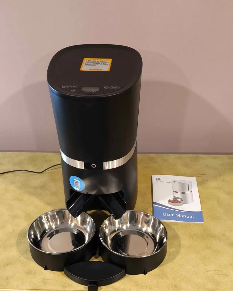 WellToBe S36 Smart Auto Pet Feeder WiFi 4L Dual Bowls - photo 5