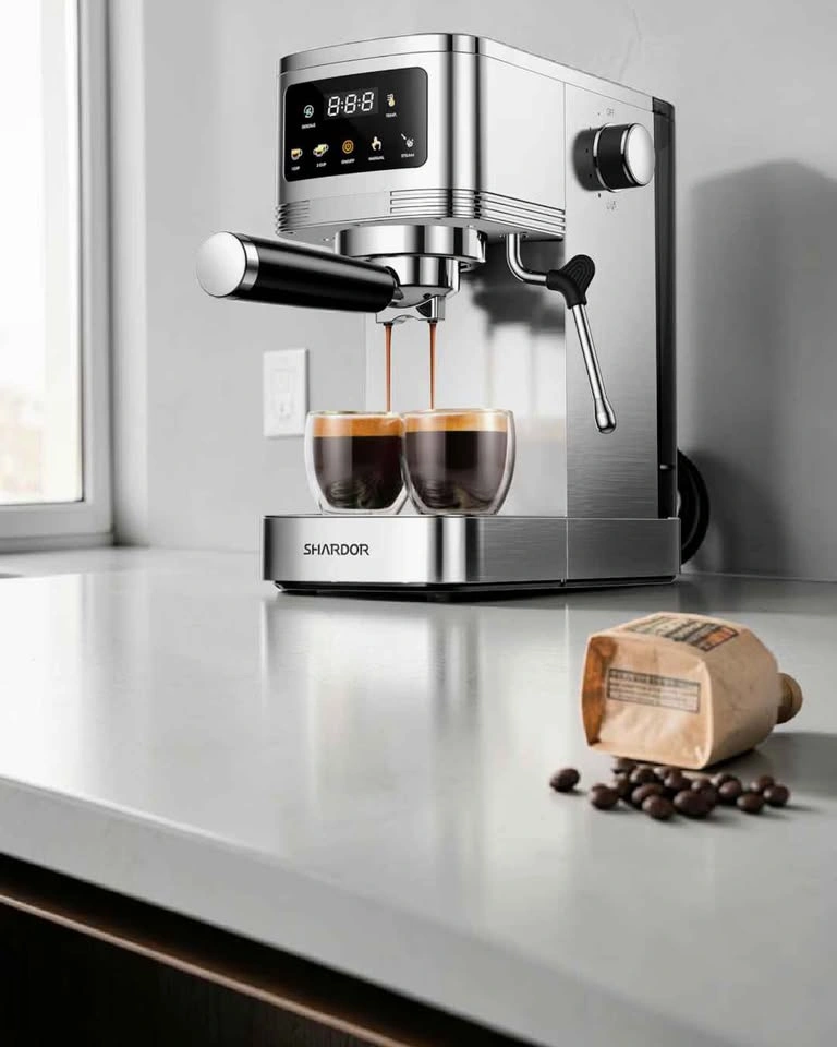 Compact 20 Bar Espresso Machine - EM625 Shardor New BNIB. - photo 2