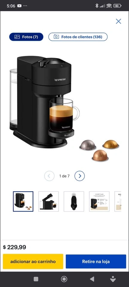 Nespresso Vertuo Next Black - Great condition - photo 4