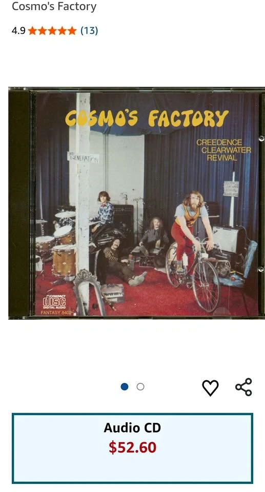 Creedence Clearwater Revival - Cosmos Factory CD (Sealed)