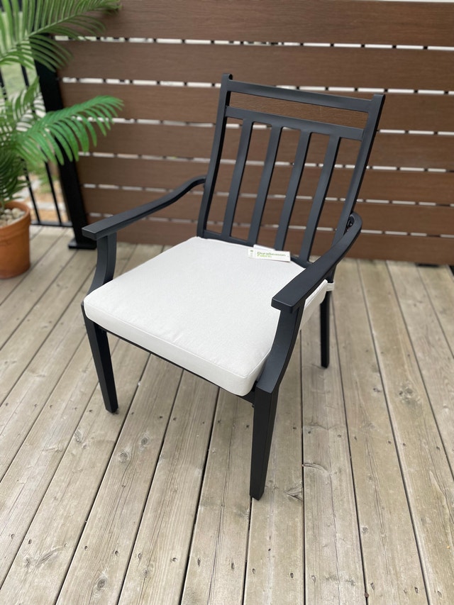 NEW IN BOX 2PK Threshold Fairmont Steel Patio Chairs - photo 4