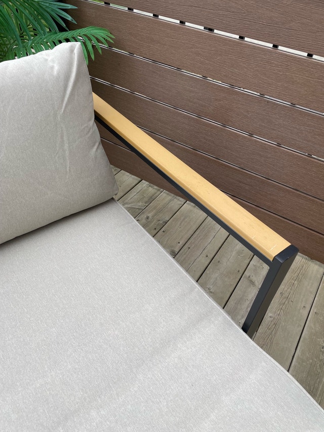 NEW IN BOX Threshold Henning Half Size Outdoor Patio Chaise - photo 2