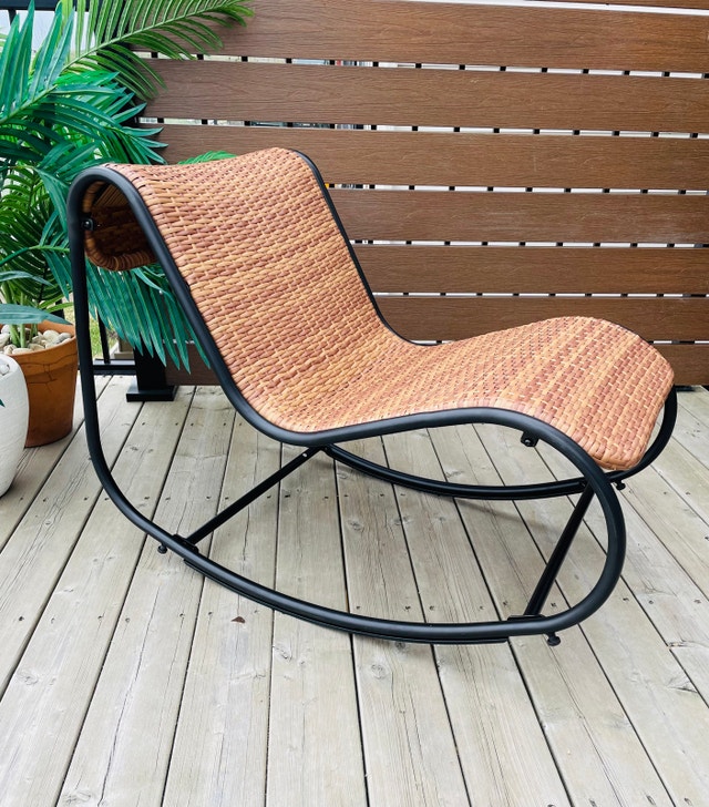 NEW IN BOX Threshold Wexler Wicker Rocking Chair