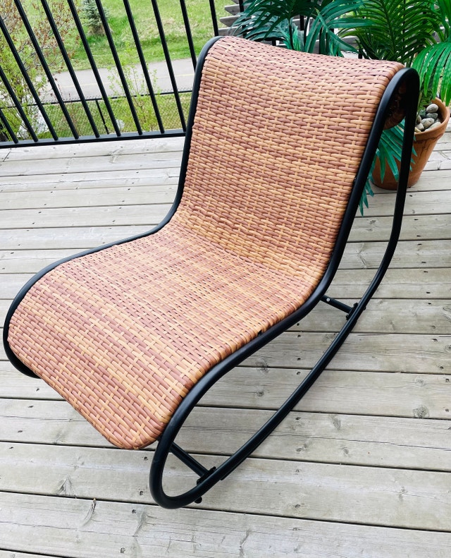 NEW IN BOX Threshold Wexler Wicker Rocking Chair - photo 3