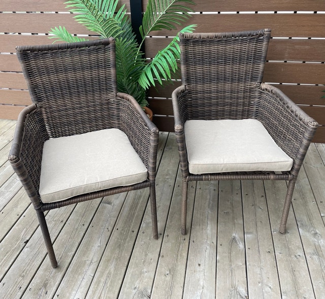 NEW IN BOX Threshold Monroe 2 Piece Patio Chairs