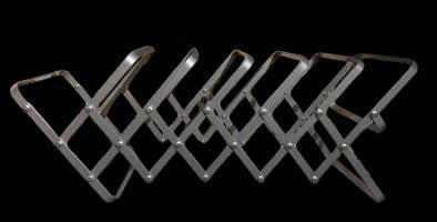 Accordion-style metal Rack New