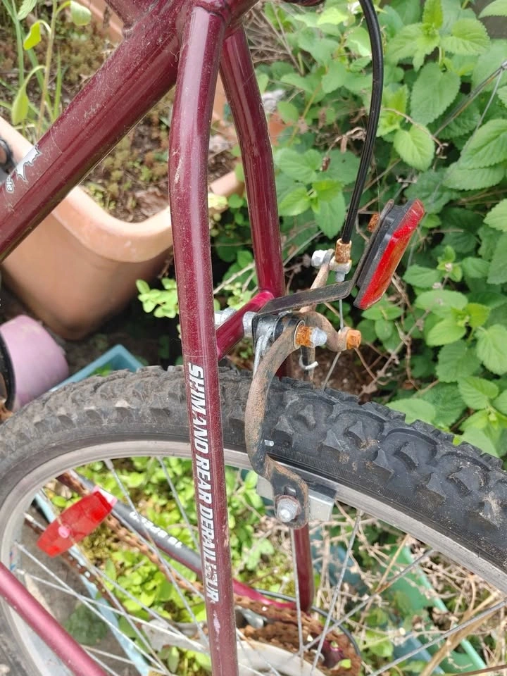 Bicycle. Brakes and tires are good. Chain is rusty. - photo 2