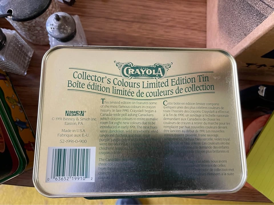 Collectible Crayola tins from the 90s - photo 5