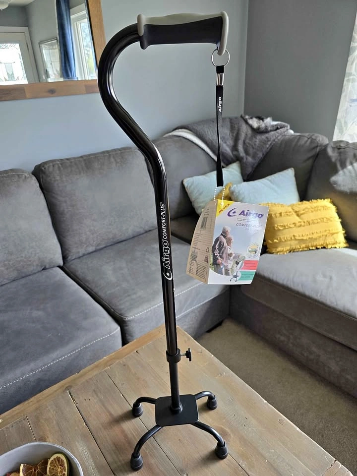 Airgo Comfort-Plus Cane Small/Petite Black