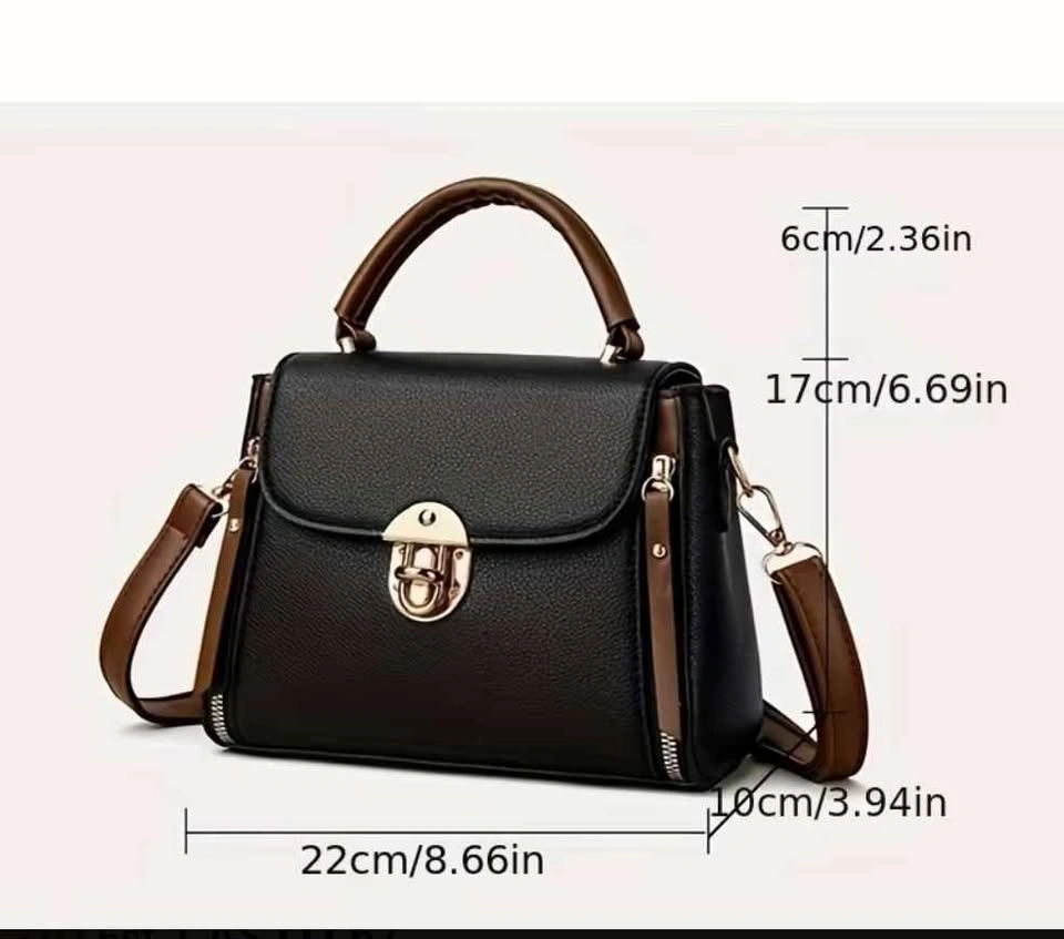 Brand new fashionable black color small handbag for women ( firm - photo 2