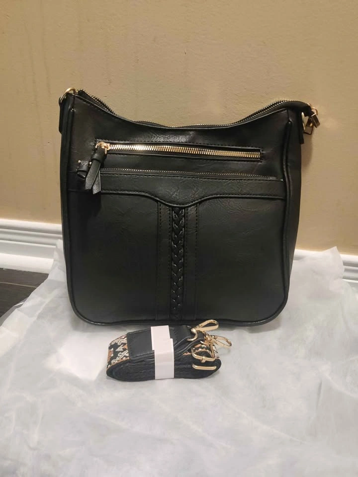 Brand new large capacity tall multi compartment crossbody bag fo - photo 3