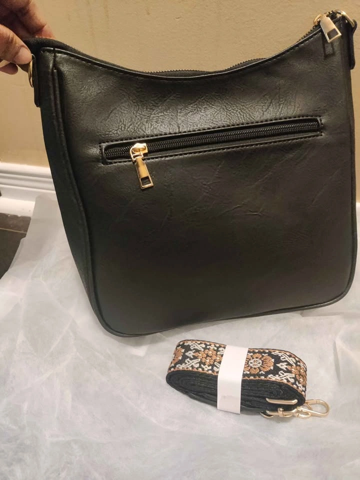 Brand new large capacity tall multi compartment crossbody bag fo - photo 4
