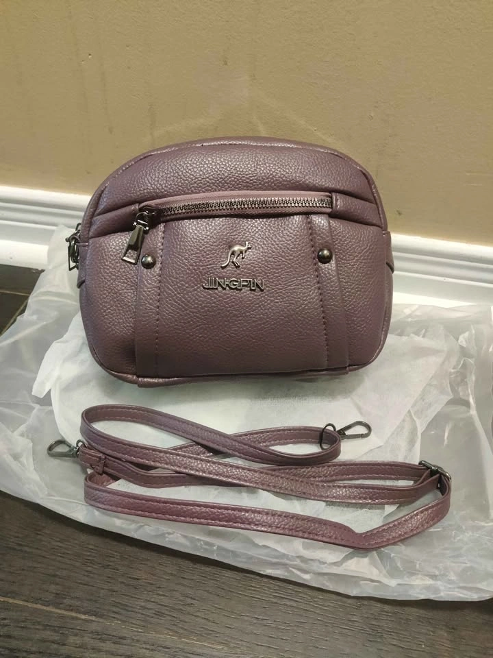 Brand new purple color multiple compartments cross body bag - photo 4
