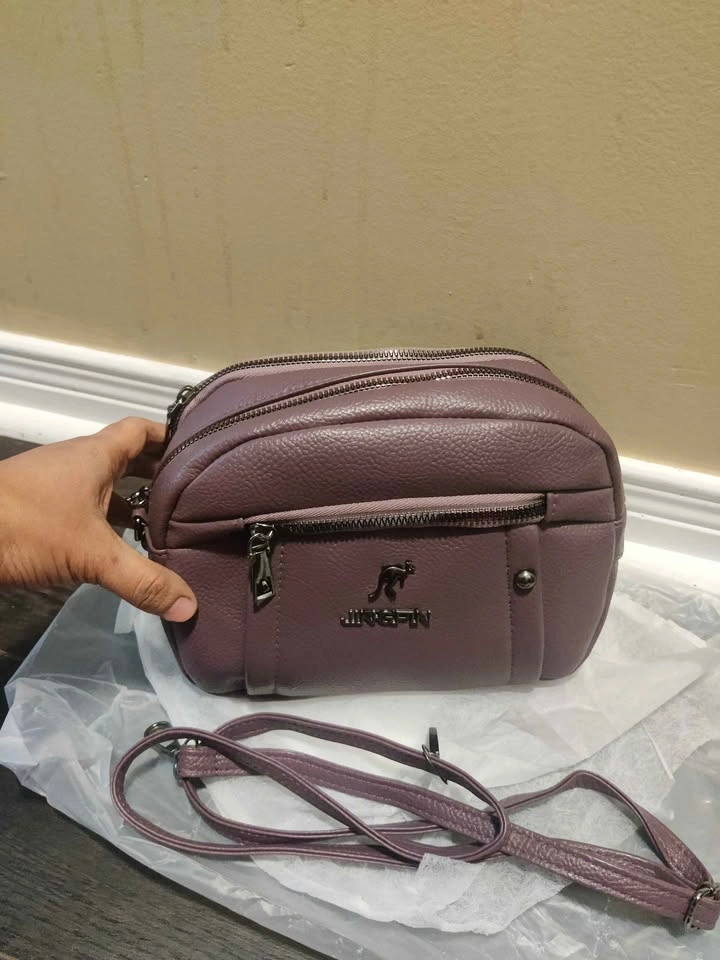 Brand new purple color multiple compartments cross body bag - photo 5