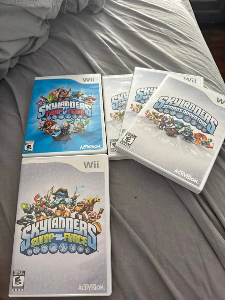 Skylanders Nintendo Wii Games – 5 Games Bundle