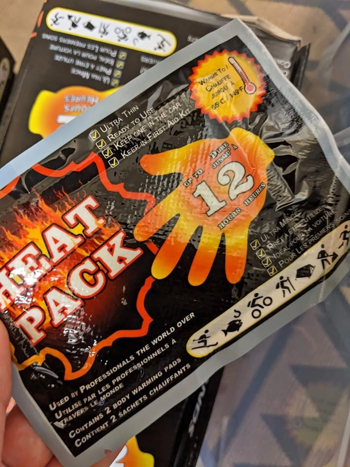 Heating pads / packs for cold days