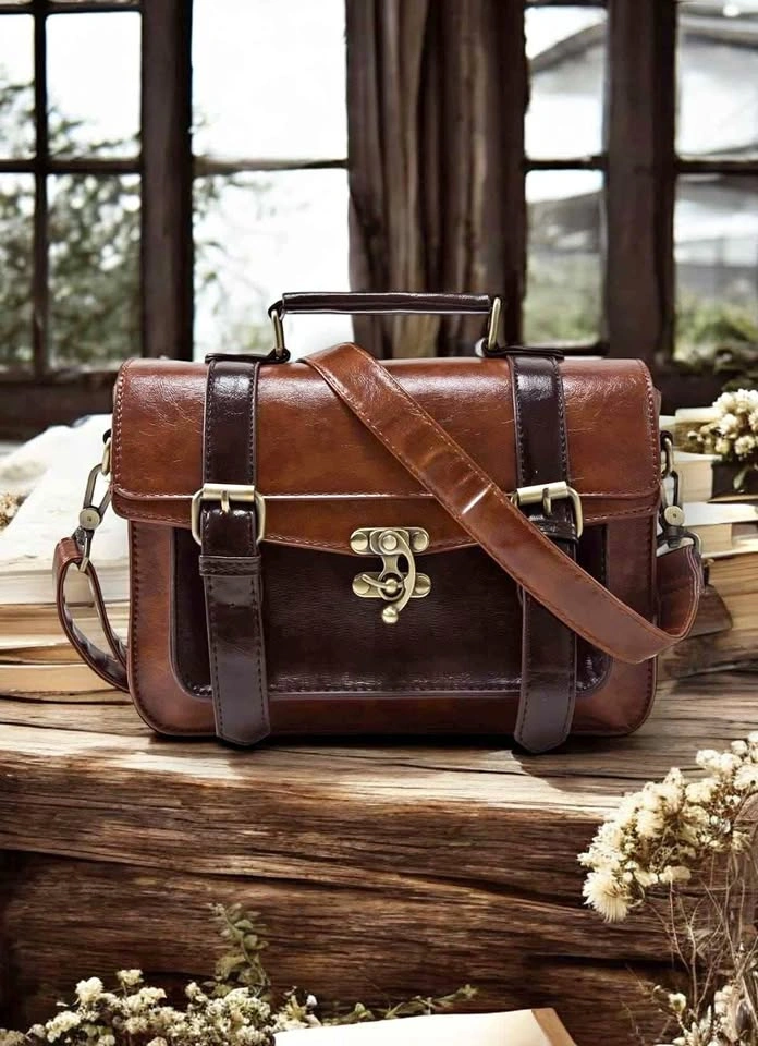 Brown satchel/purse bag
