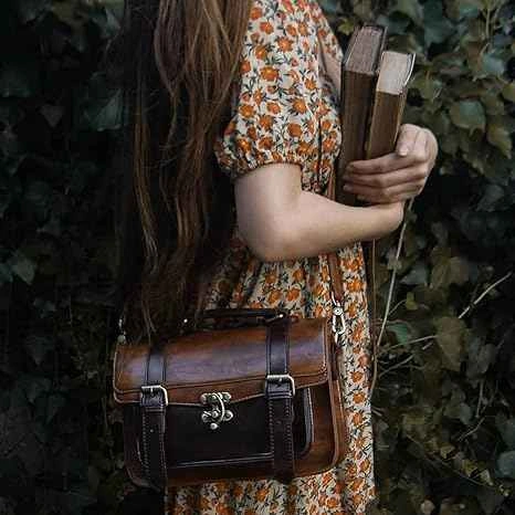 Brown satchel/purse bag - photo 2
