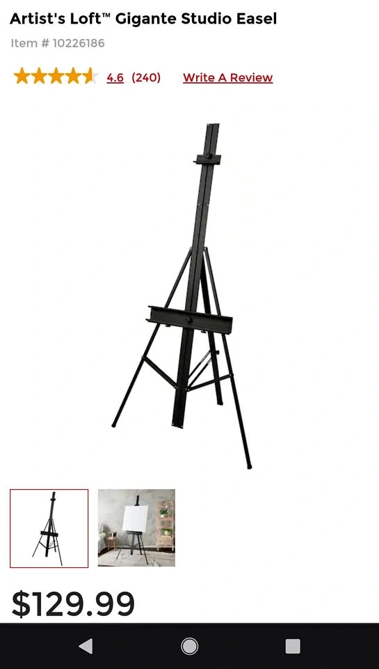 Artist Loft Gigante Studio Easel