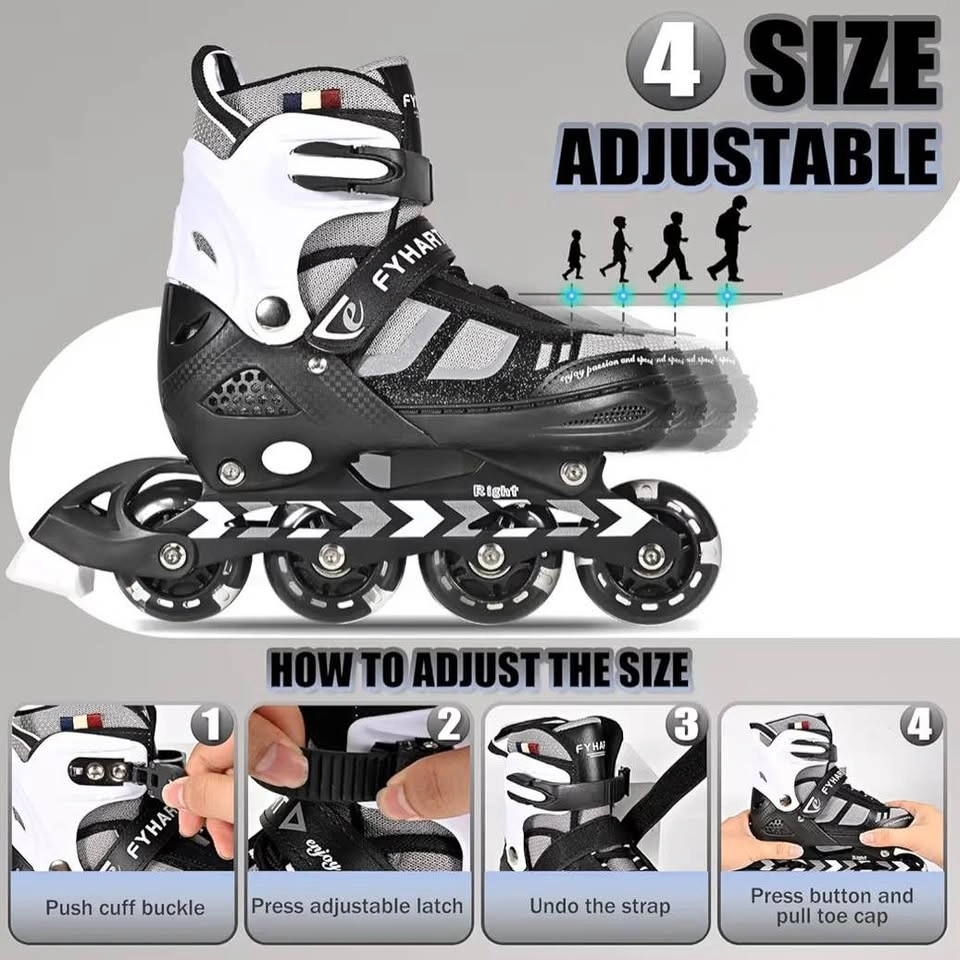 Adjustable Inline Skates Large (9.5-10.5 Inch) - photo 3