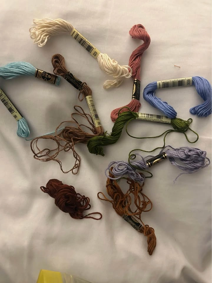 Embroidery Floss Thread - 8 Assorted Colors - photo 3