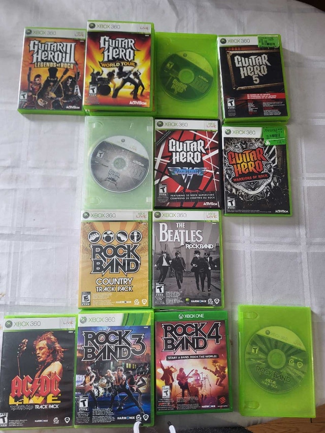 Guitar Hero & Rock Band Games for Xbox 360/One