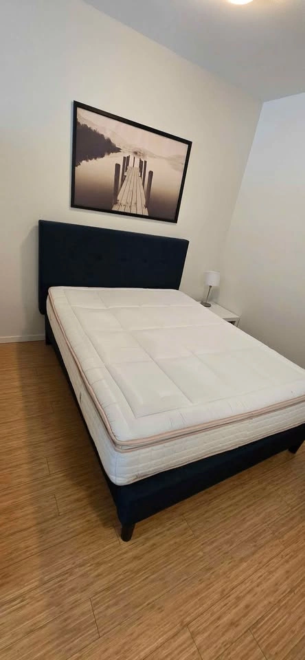 Queen Bed Frame and Mattress - photo 2