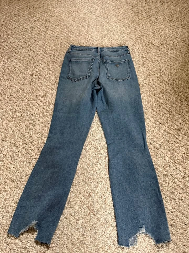 Guess Ripped Straight Jeans - Size 27 - photo 2