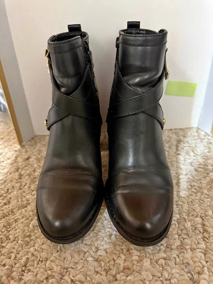 Guess Heel Leather Booties