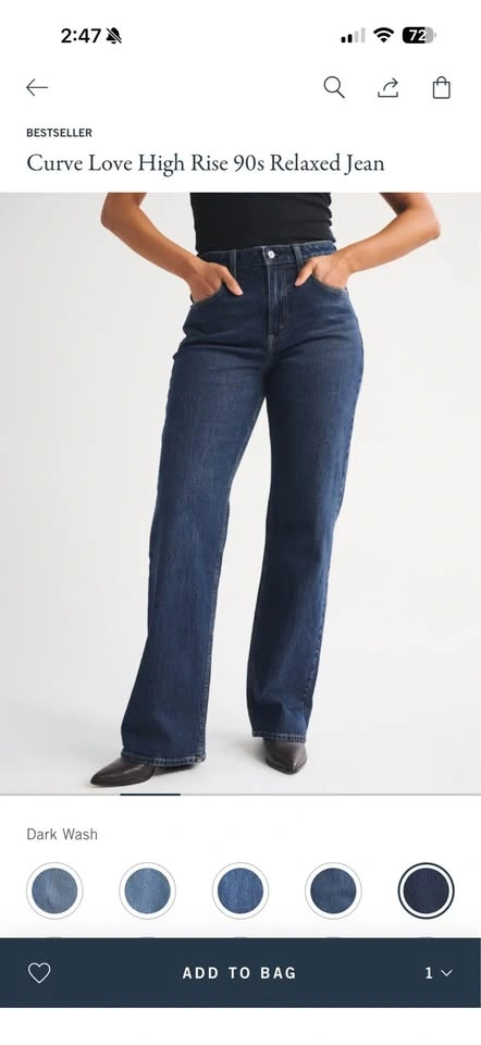 Abercrombie Curve Love Jeans - photo 4