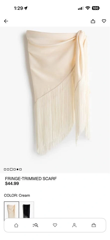 H&M Fringe Scarf