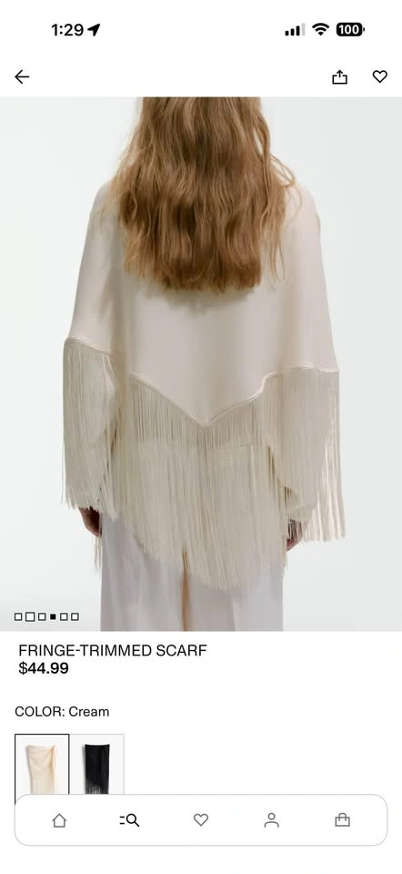 H&M Fringe Scarf - photo 2
