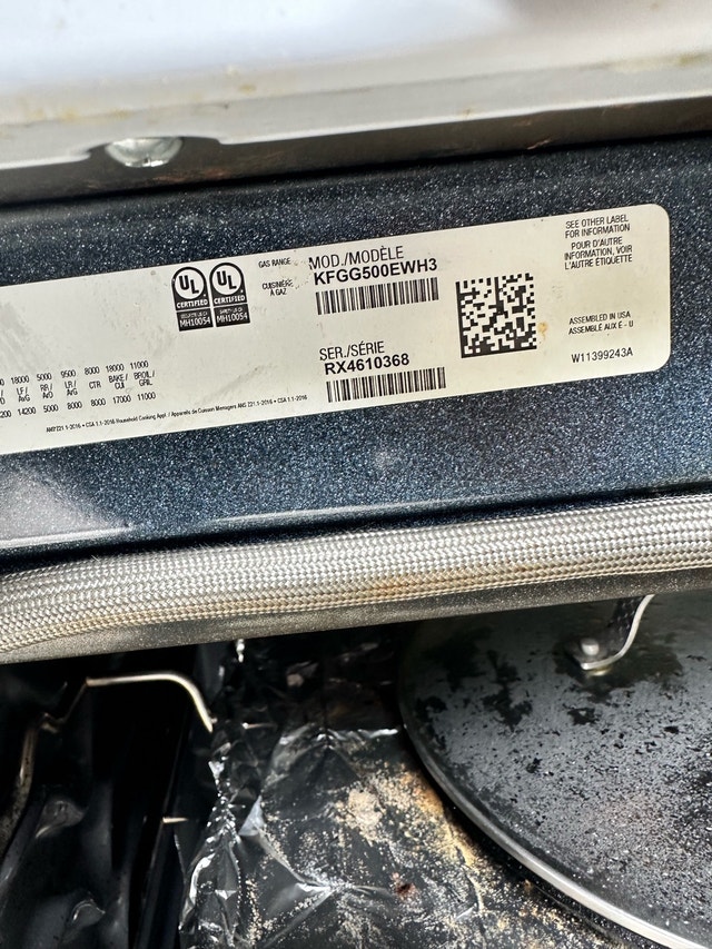 Kitchen Aid Gas Stove 30 Inch Wide - photo 3
