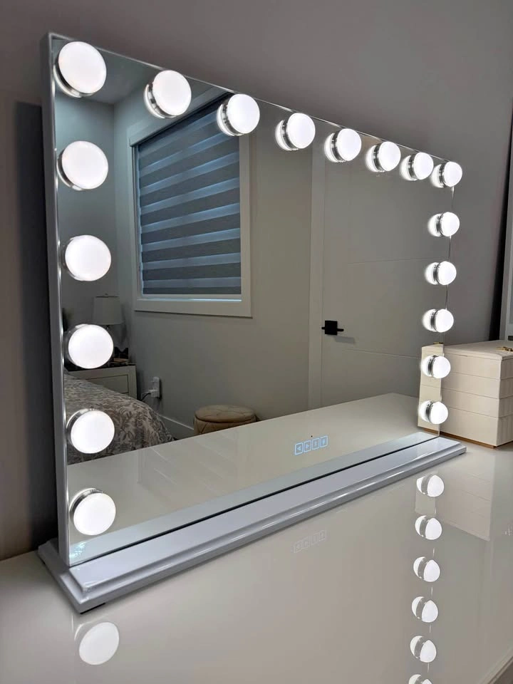 Hollywood Vanity Mirror w/ Bluetooth Speakers & 3 Light Modes -