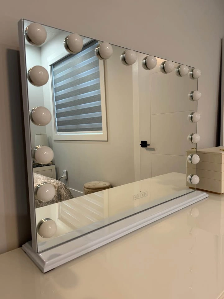 Hollywood Vanity Mirror w/ Bluetooth Speakers & 3 Light Modes - - photo 2