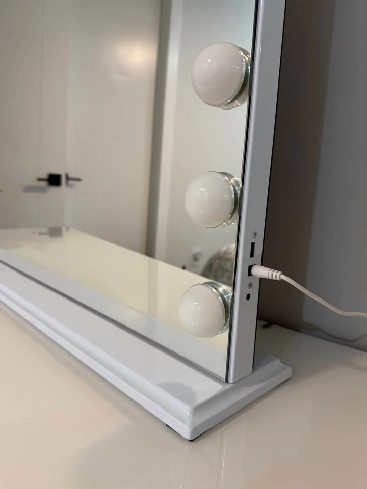 Hollywood Vanity Mirror w/ Bluetooth Speakers & 3 Light Modes - - photo 5