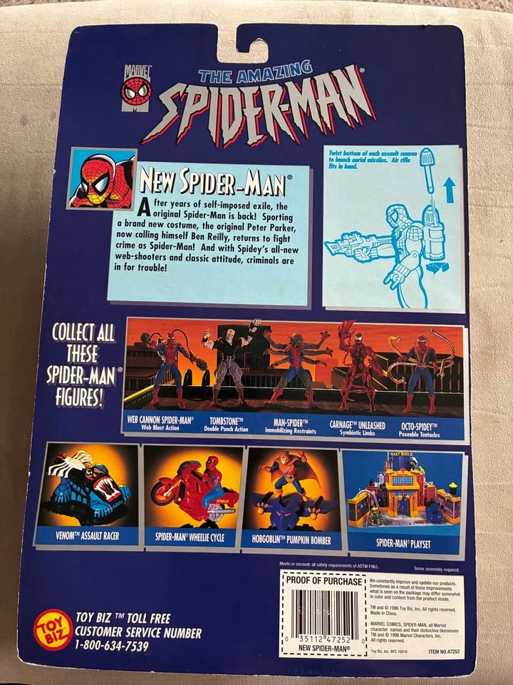 1996 Toy Biz Marvel Spider-Man Venom Containment Gear Figure - photo 2