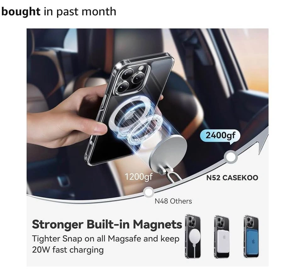 CASEKOO Magnetic Titanium Stand Case for iPhone 16 Pro - photo 3