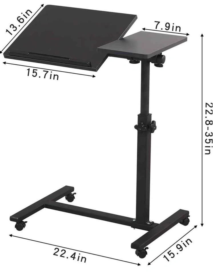 Portable Tilting Mobile Laptop Computer Desk - photo 3